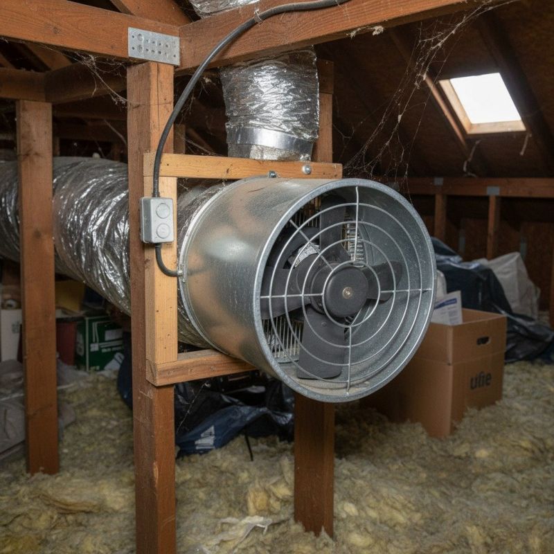 Solar Fan Installation in Prescott Valley, AZ